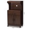 Baxton Studio Tannis Modern Dark Walnut Finished Kitchen Cabinet 147-8315 - alternate 9